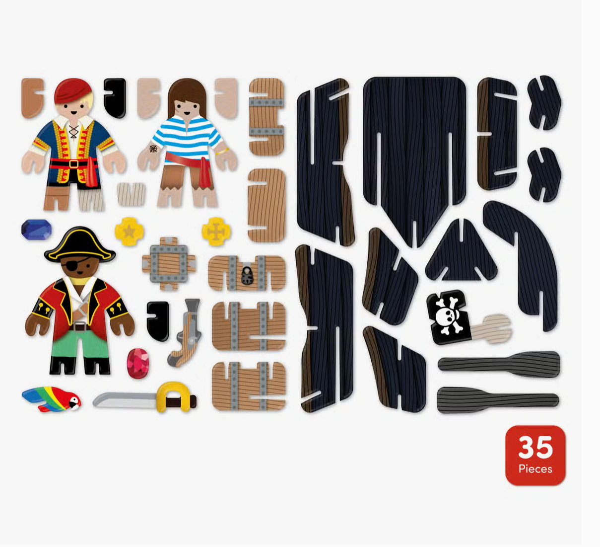 Pop-out Play Set - Pirates