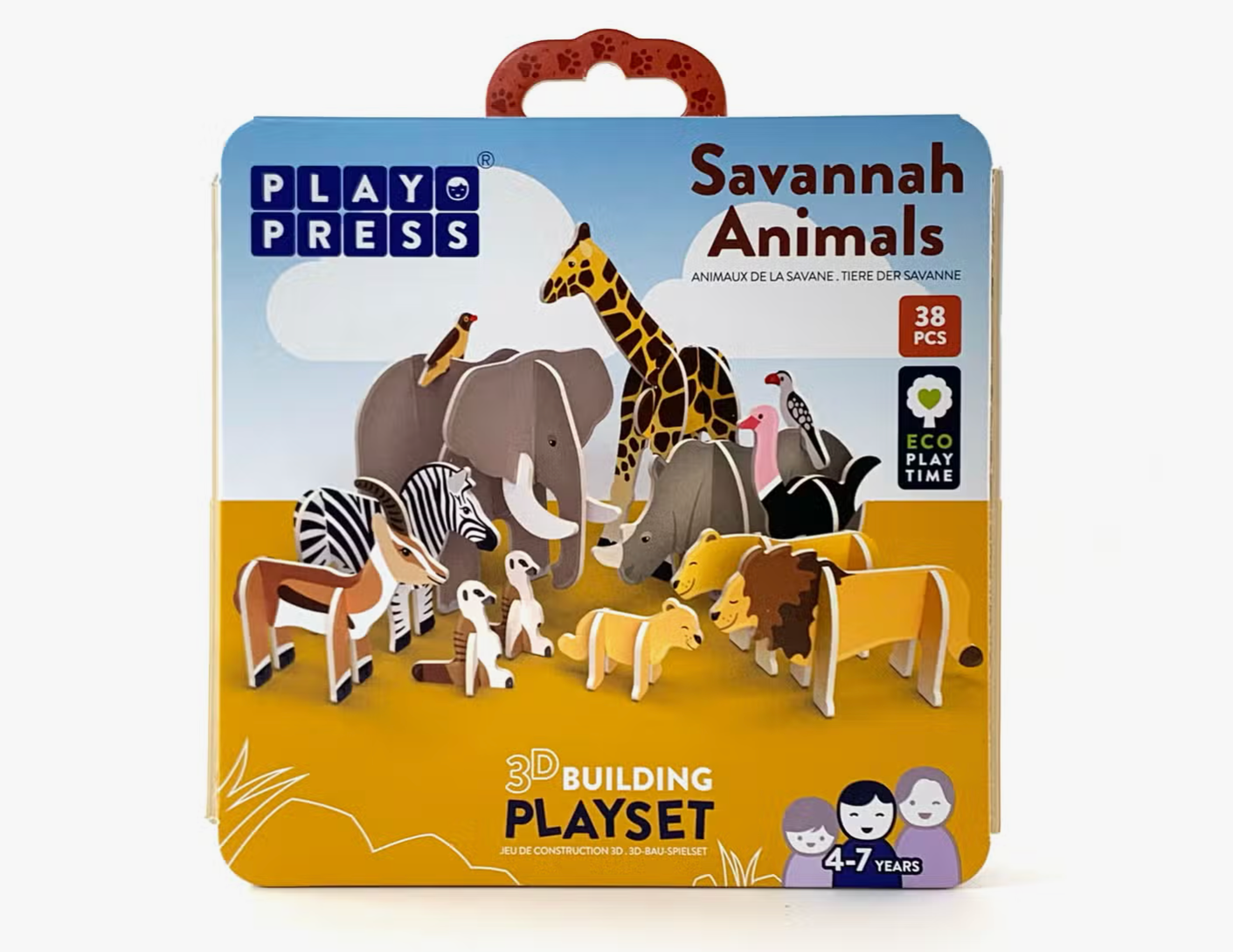 Pop-out Play Set - Savannah Animals