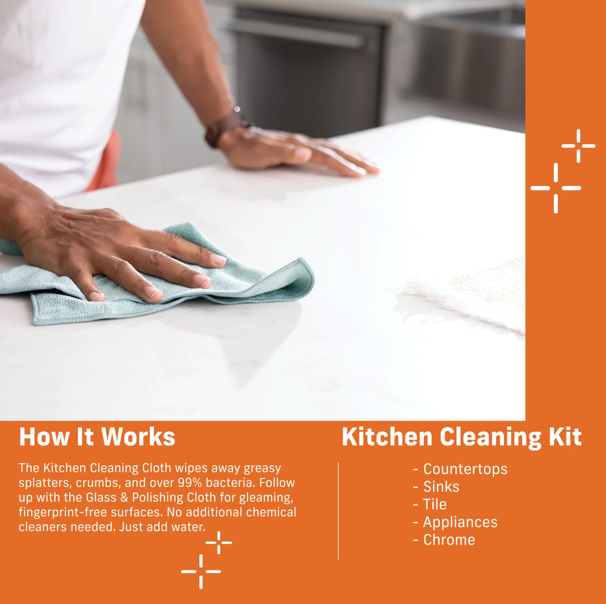 E-Cloth Kitchen Cleaning Kit