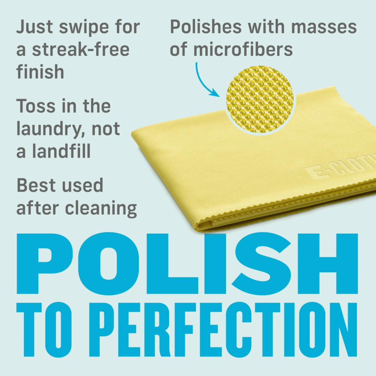 E-Cloth Glass + Polishing Cloth