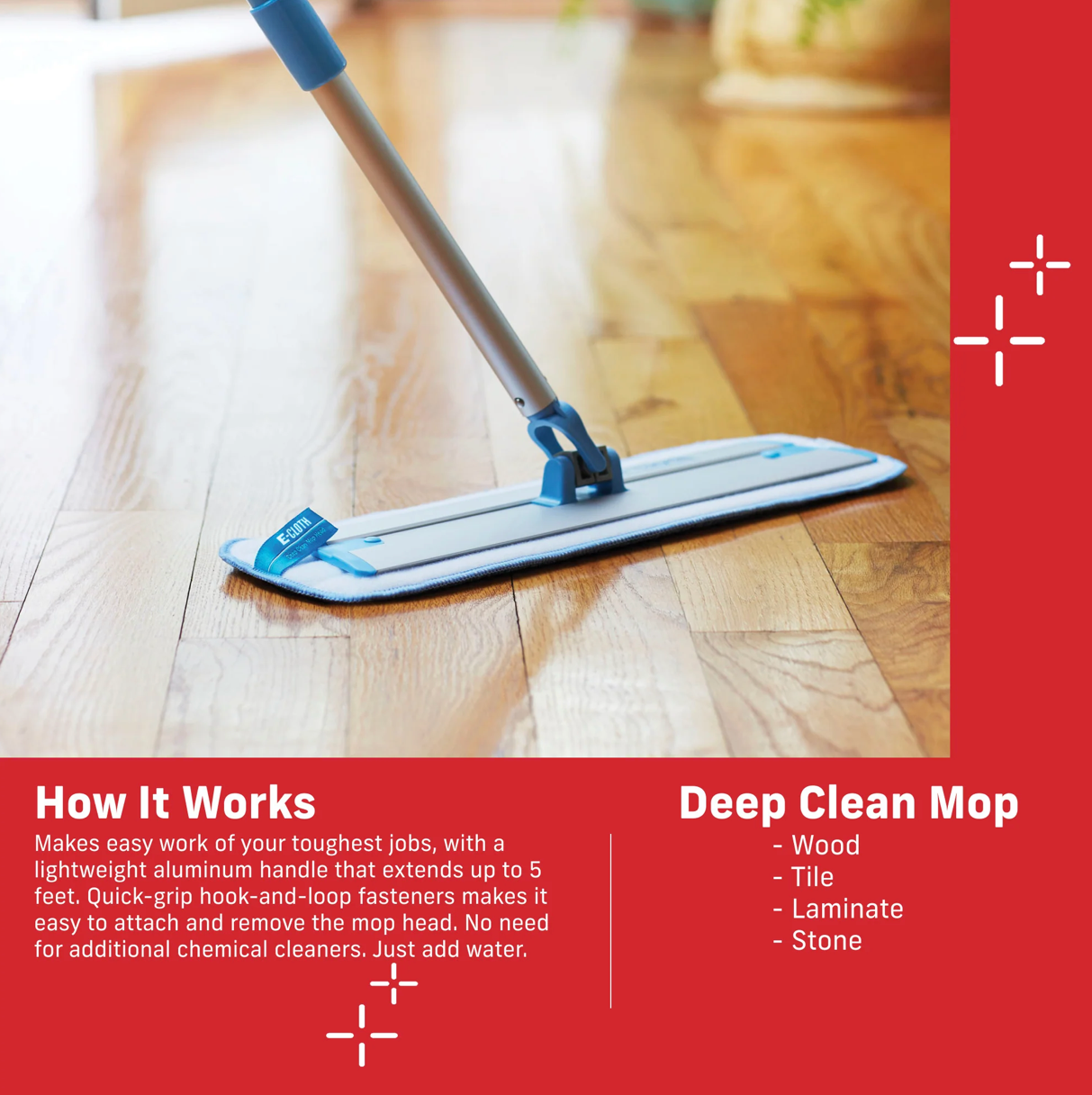 E-Cloth Deep Cleaning Mop