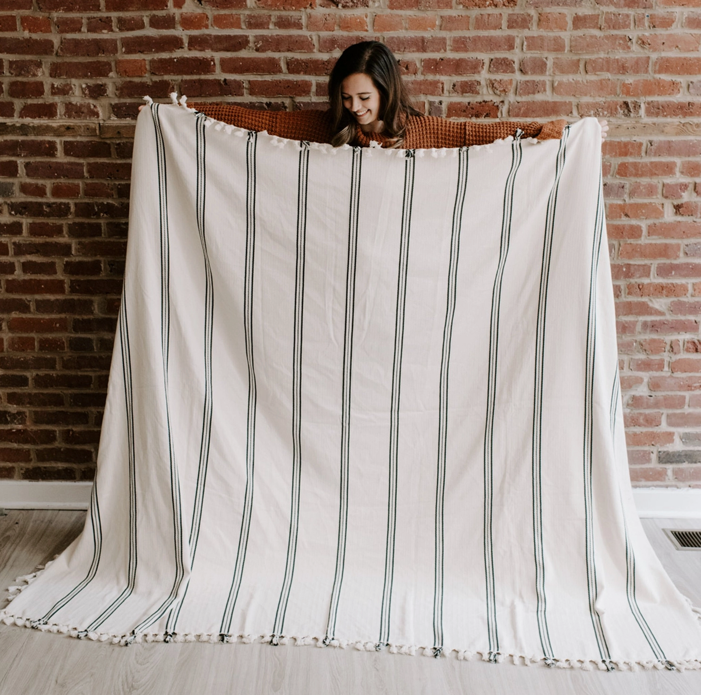 Turkish Cotton Throw Blanket