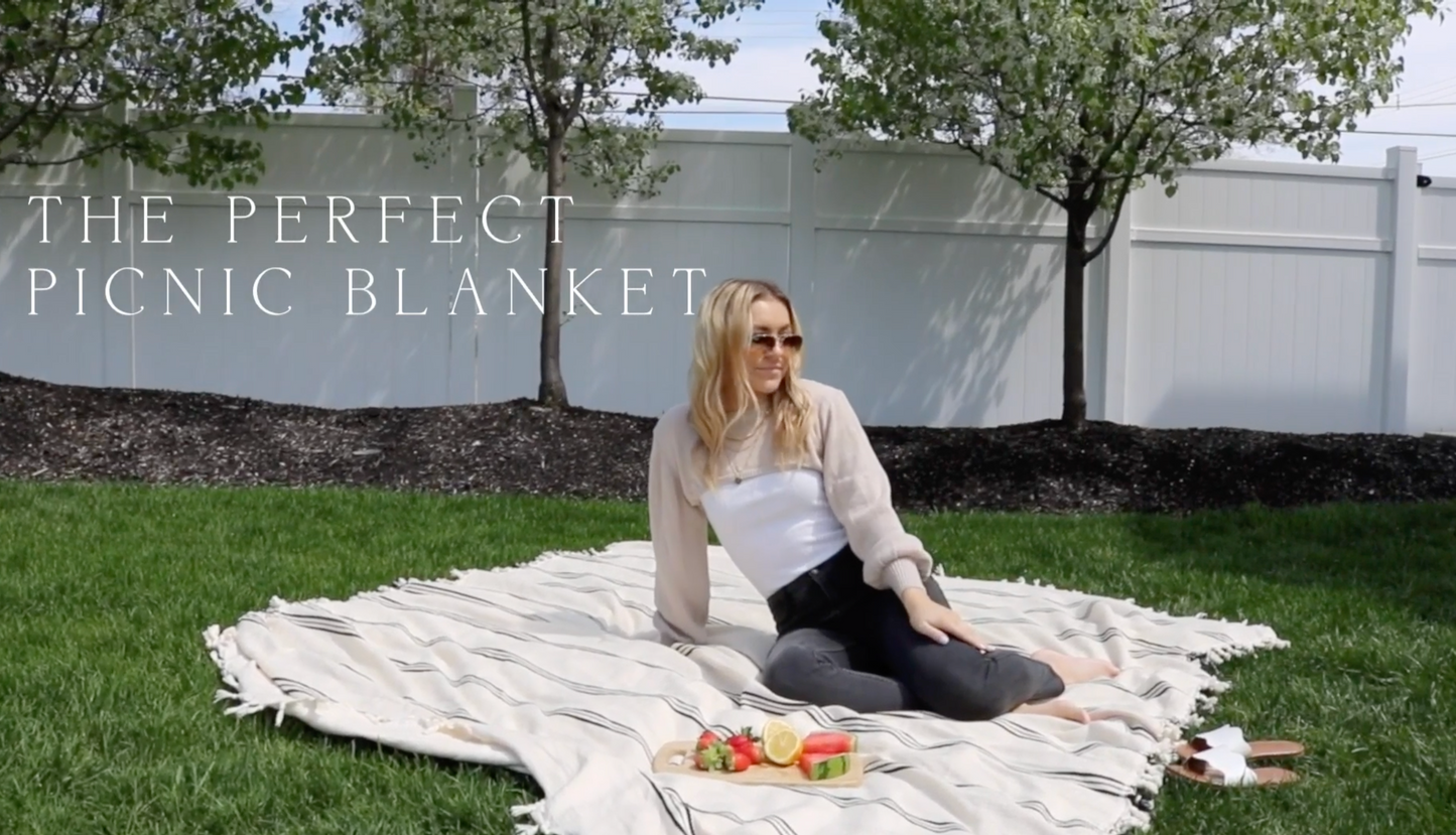 Turkish Cotton Throw Blanket