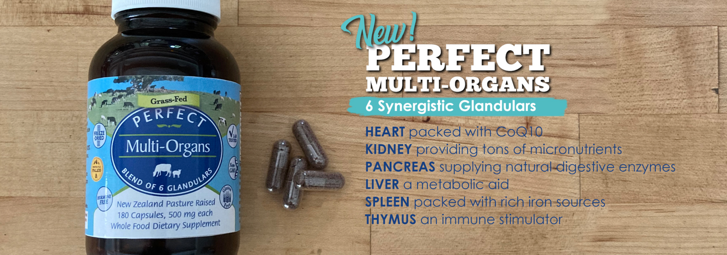 Multi-Organs - A Blend of 6 Glandulars (Pasture Raised)
