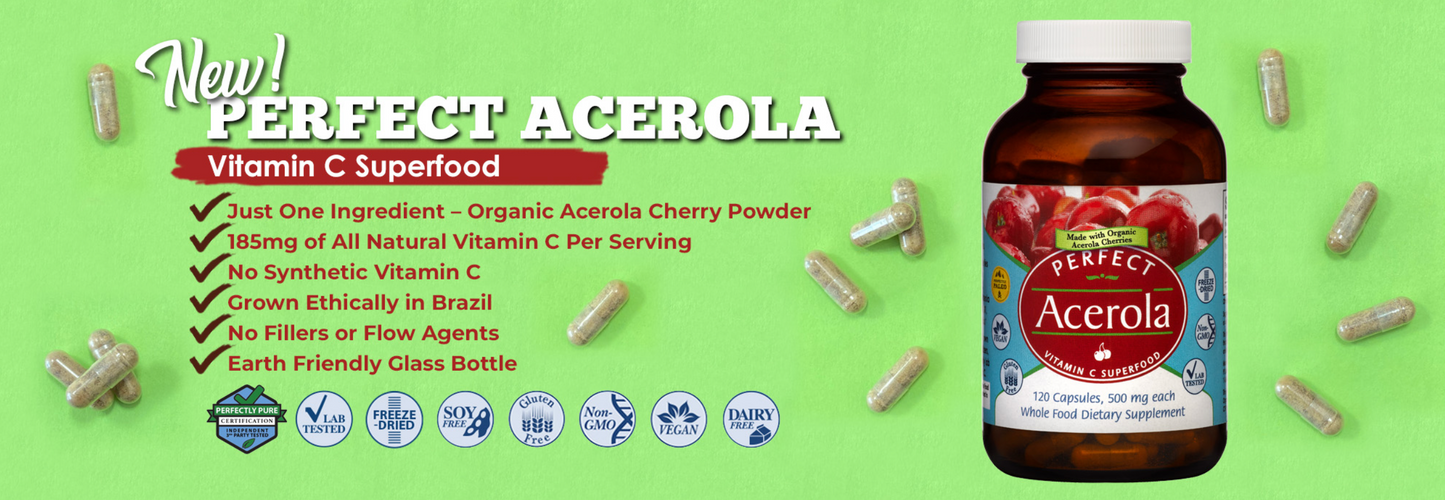 Acerola - Vitamin C Superfood - 120 Capsules
