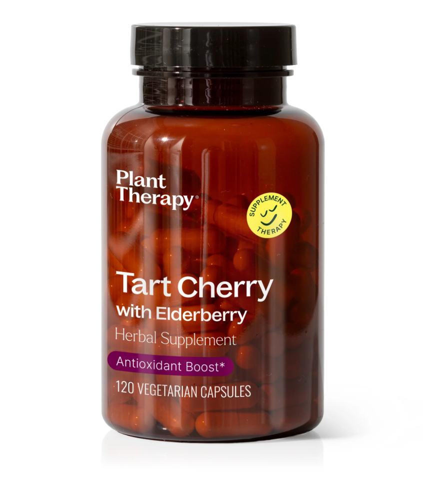 Tart Cherry + Elderberry Herbal Supplement 120 capsules