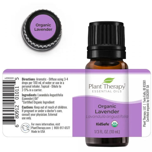 Plant Therapy Organic Lavender Essential Oil