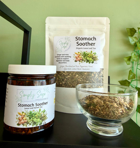 Stomach Soother Organic Loose Leaf Tea Blend