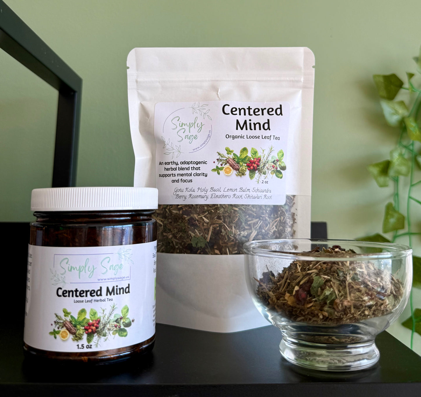 Centered Mind Organic Loose Leaf Tea Blend