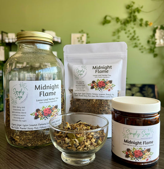 Midnight Flame Loose Leaf Herbal Tea