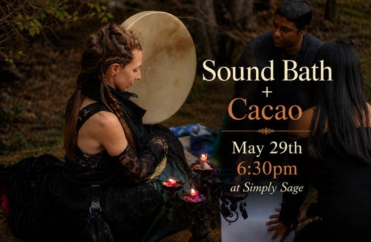 5/29 @ 6:30pm Sound Bath + Cacao with Brandi