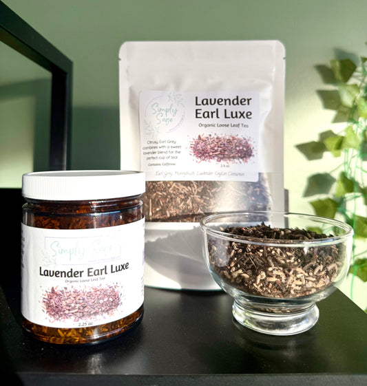 Lavender Earl Luxe Organic Loose Leaf Tea Blend