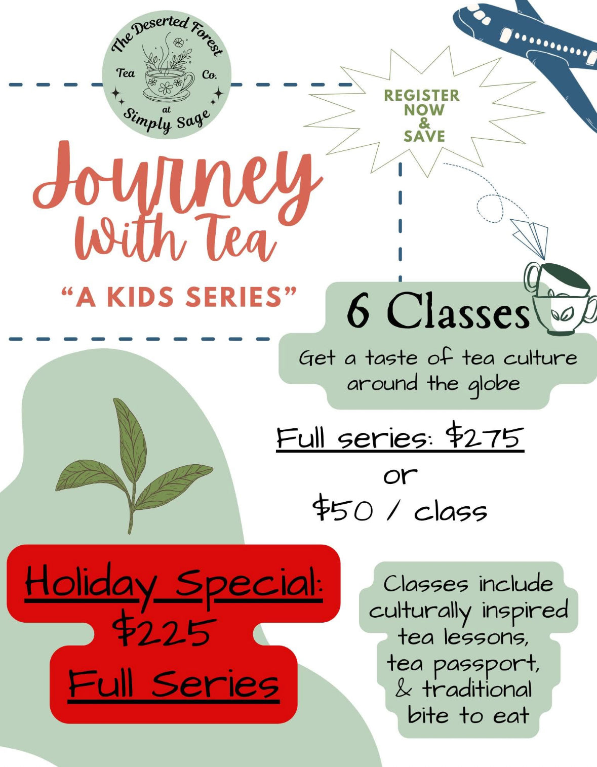 Journey with Tea - A 6 Class Kids Series to Explore Tea Culture Around the World