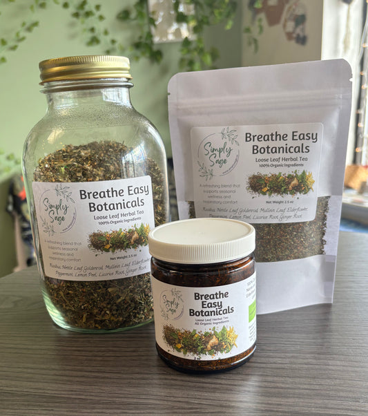 Breathe Easy Botanicals Loose Leaf Herbal Tea