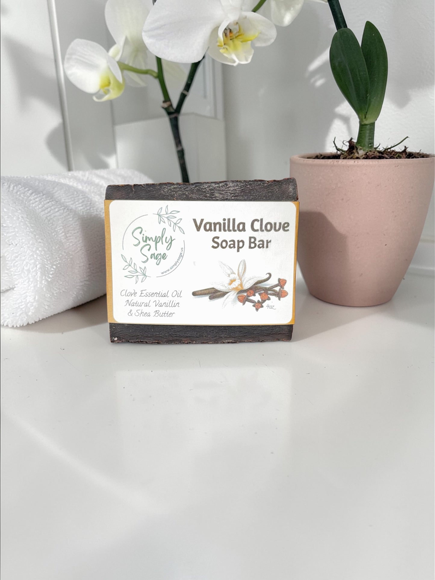 Handmade Soap Bar - Vanilla Clove