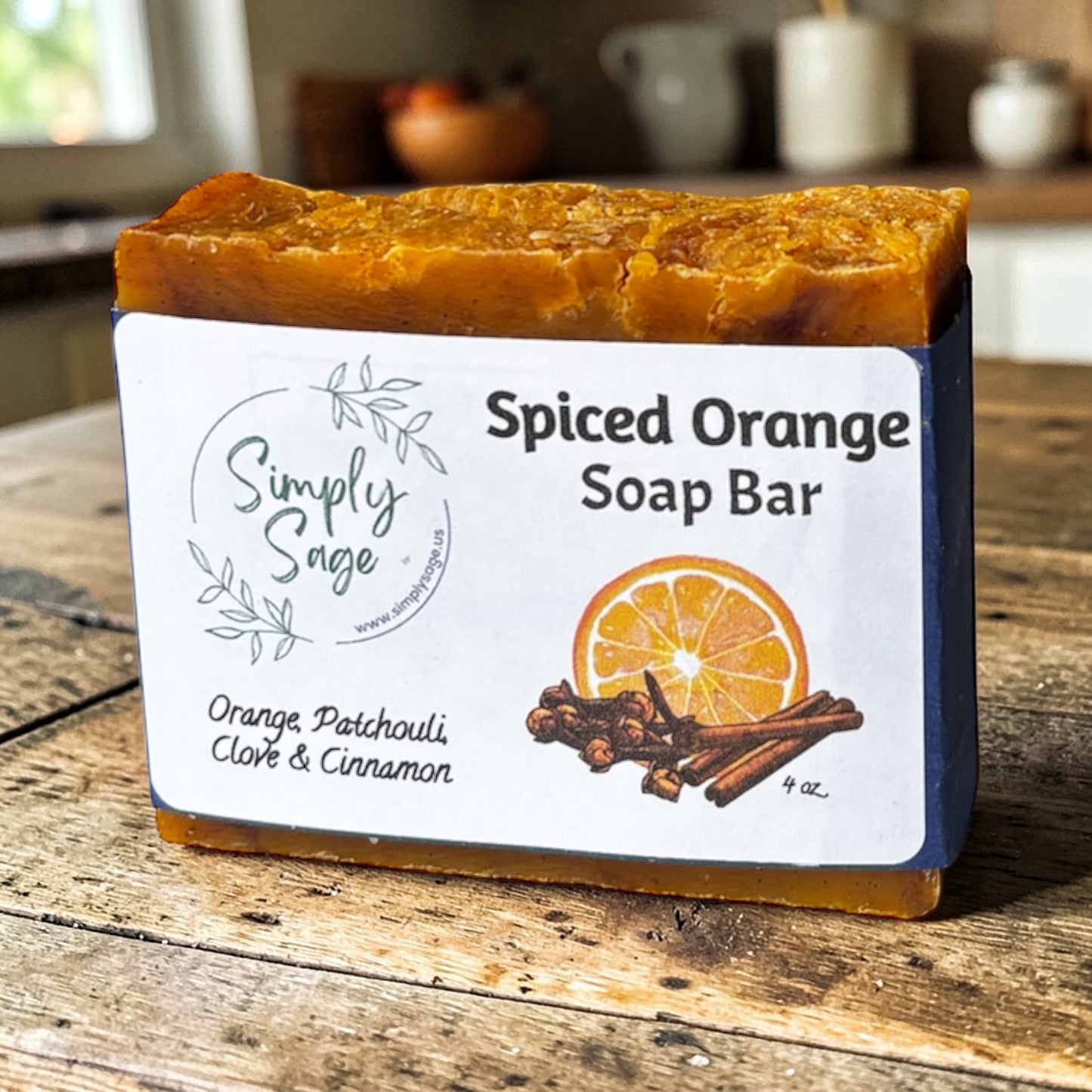 Handmade Soap Bar - Spiced Orange