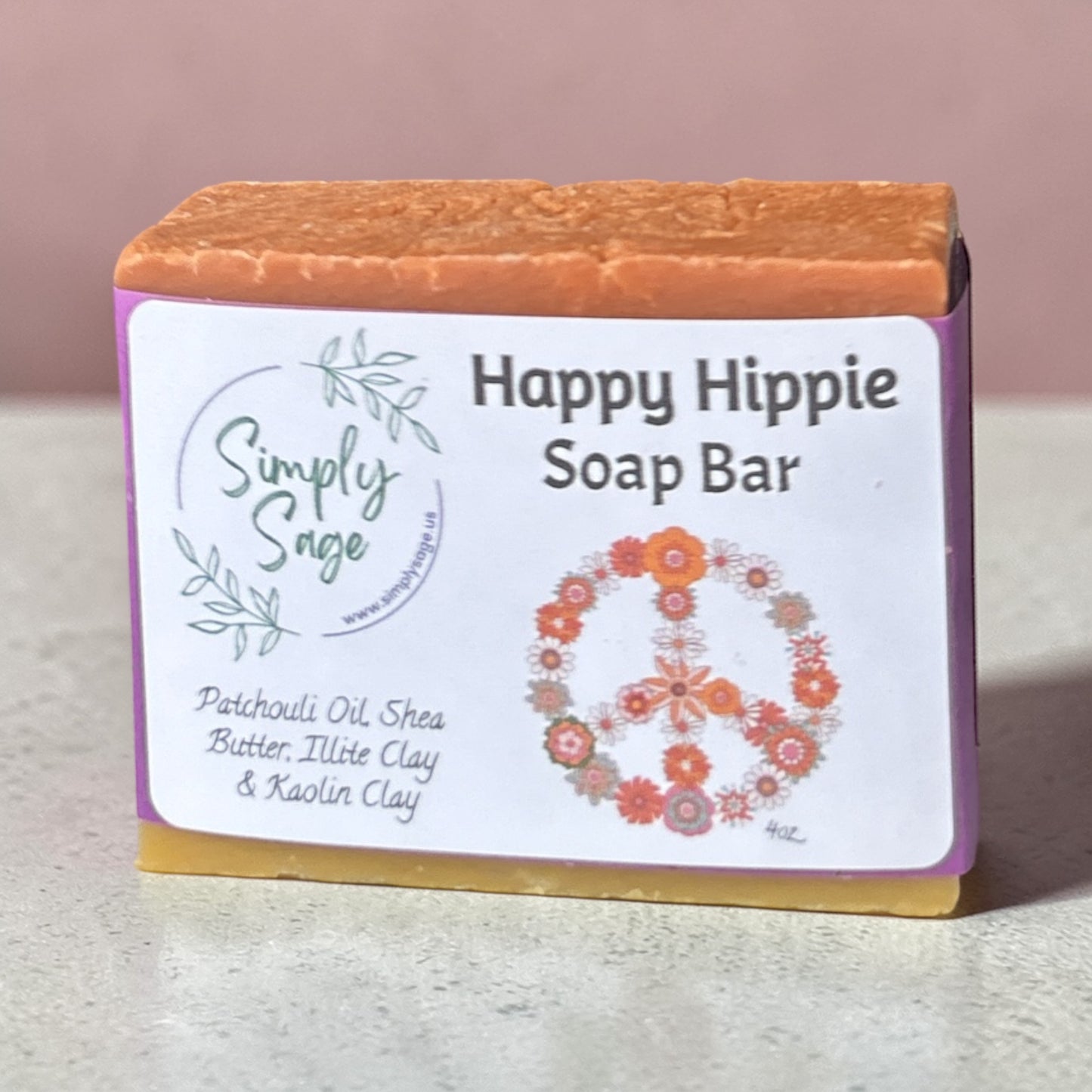 Handmade Soap Bar - Happy Hippie