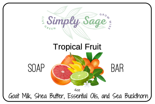 Handmade Bar Soap - Tropical Fruit