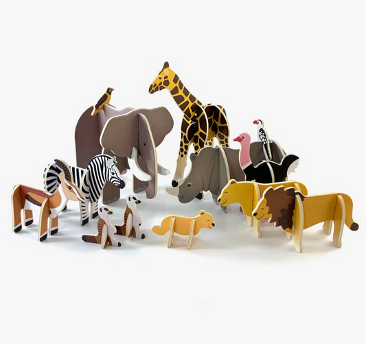 Pop-out Play Set - Savannah Animals