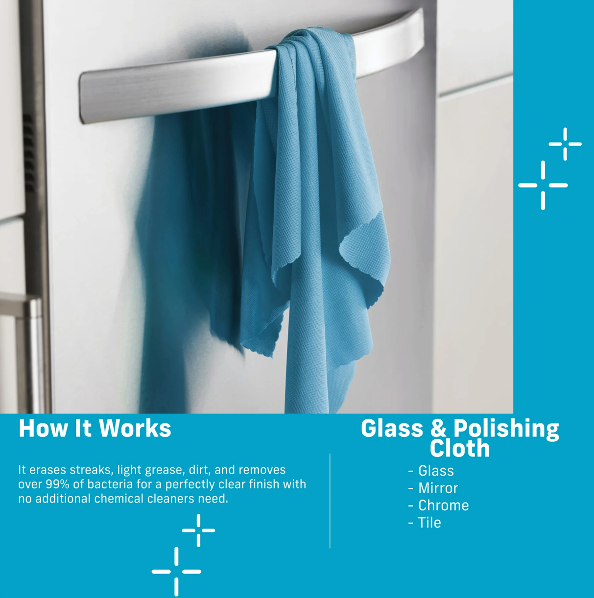 *E-Cloth Glass + Polishing Cloth