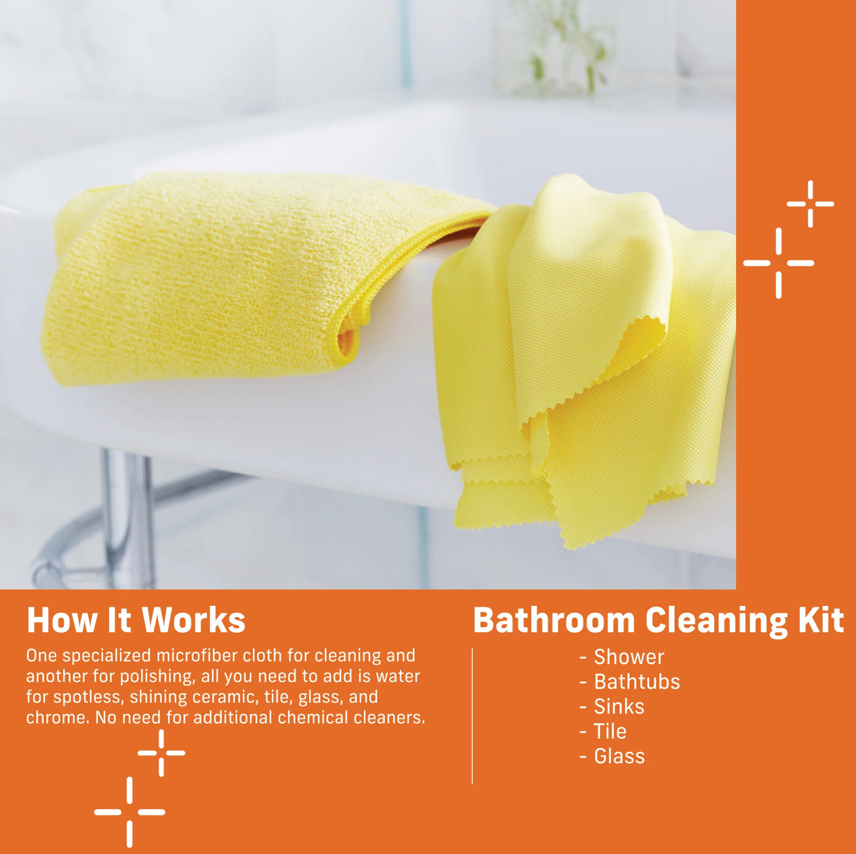 E-Cloth Bathroom Cleaning Kit