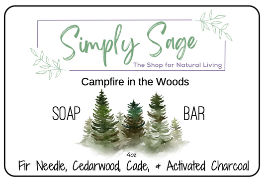 *Handmade Bar Soap - Campfire in the woods