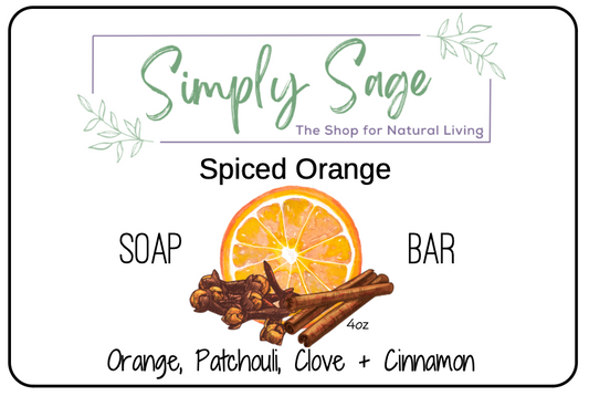 *Handmade Bar Soap - Spiced Orange