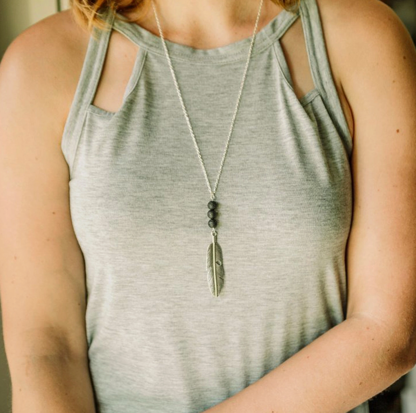 Lava Stone Diffuser Necklace