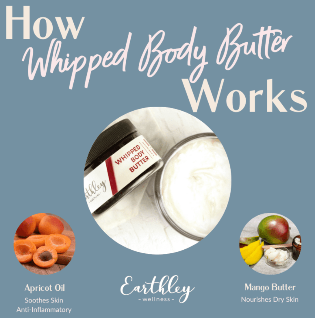 Whipped Body Butter - Blueberry Vanilla 2oz