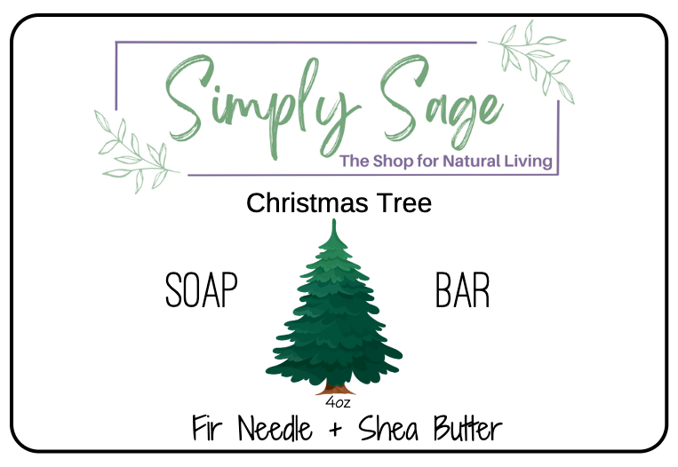 Handmade Soap Bar - Christmas Tree