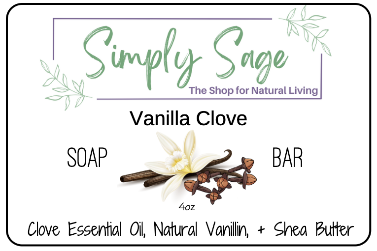 Handmade Soap Bar - Vanilla Clove