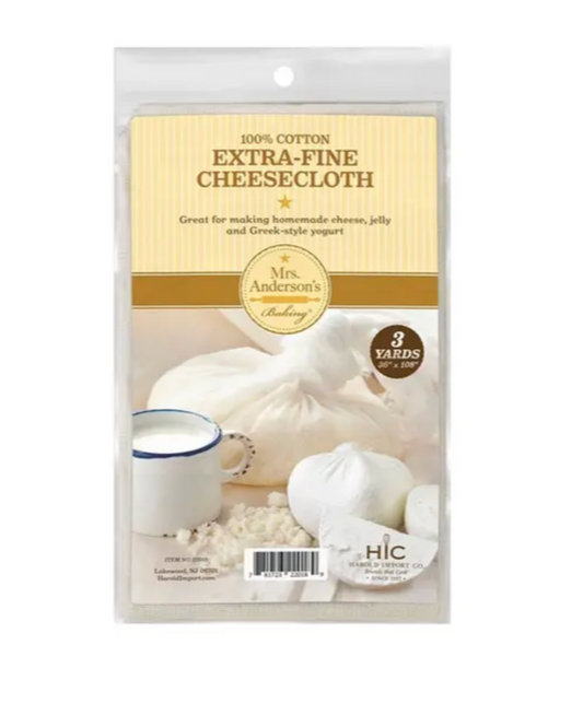 100% Cotton Unbleached Extra Fine Cheesecloth