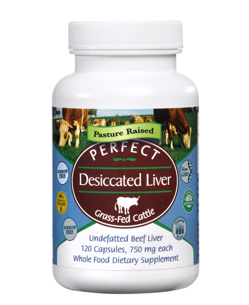 *Desiccated Liver (Iron + Protein) 120 Capsules