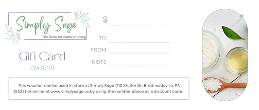 Simply Sage Digital Gift Card